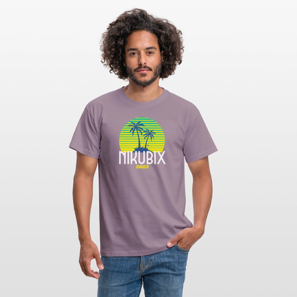 Männer T-Shirt - Lilagrau