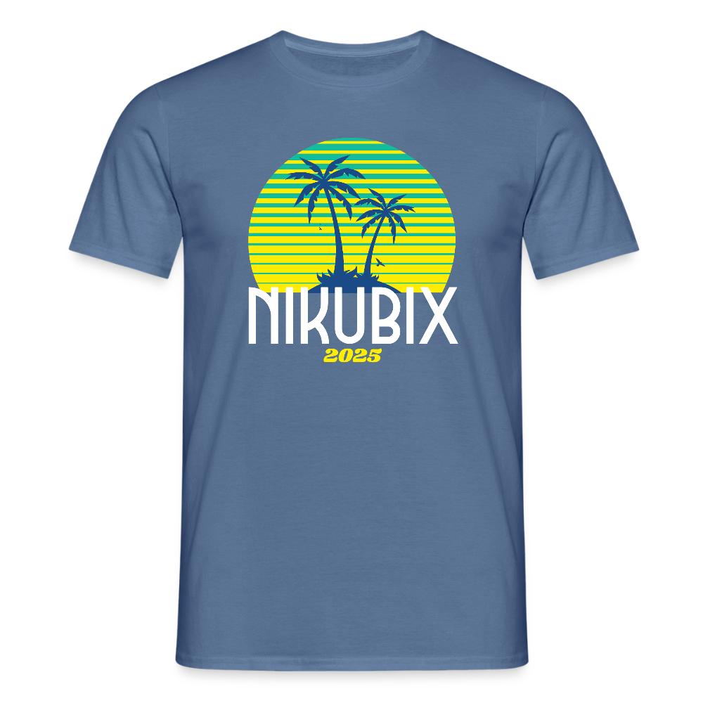 Männer T-Shirt - Taubenblau