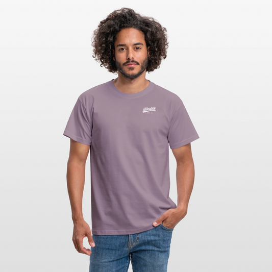 Männer T-Shirt - Lilagrau