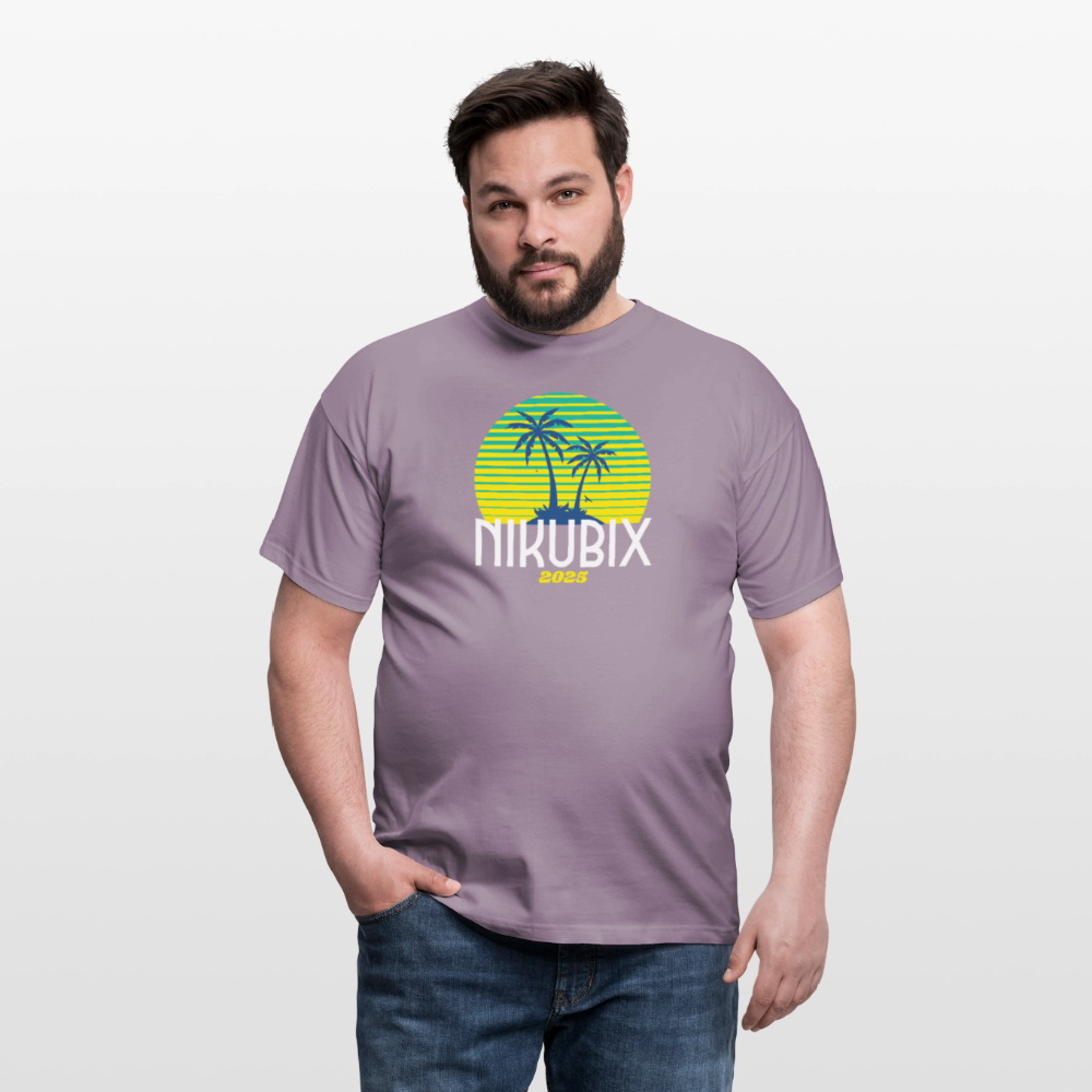 Männer T-Shirt - Lilagrau