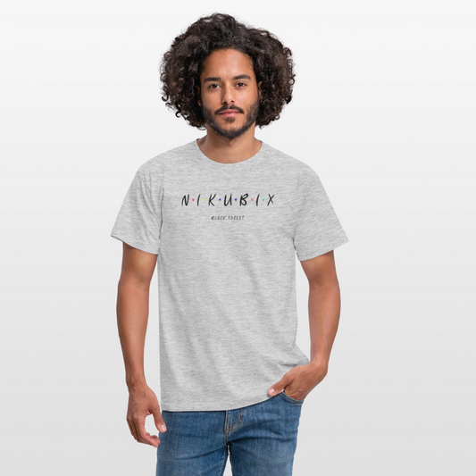 Männer T-Shirt - Grau meliert