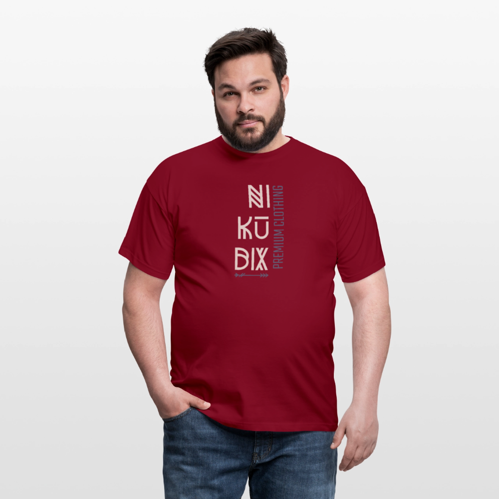 Männer T-Shirt - Ziegelrot