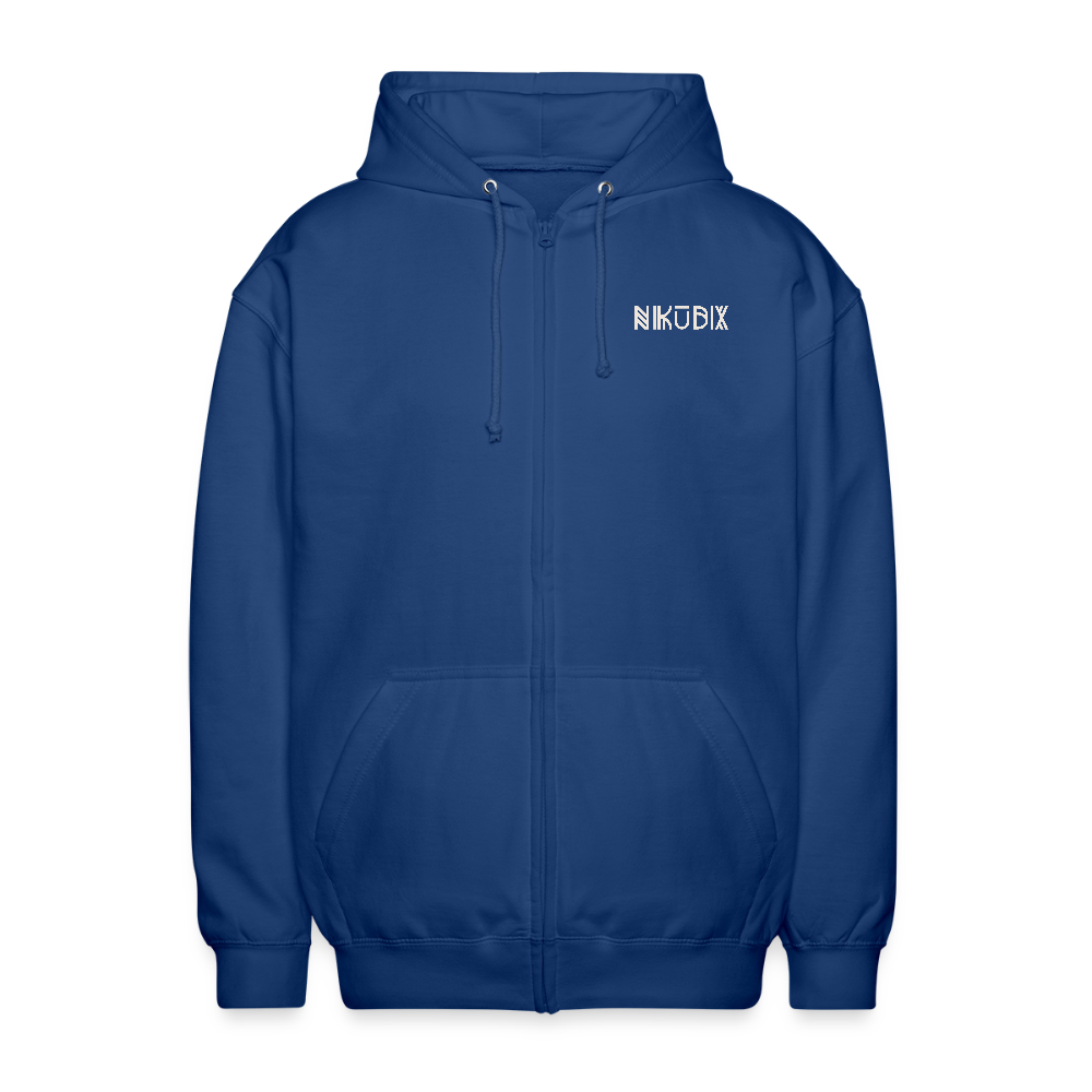 Unisex Kapuzenjacke - Royalblau